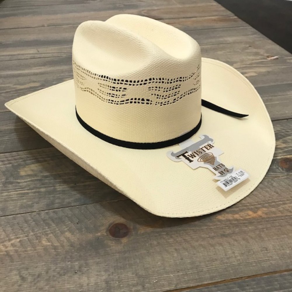 Twister Men's Straw Cowboy Hat - The Blanco
